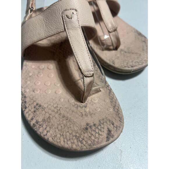 Vionic Tala Pink T Strap Sandal 8 - Picture 6 of 7